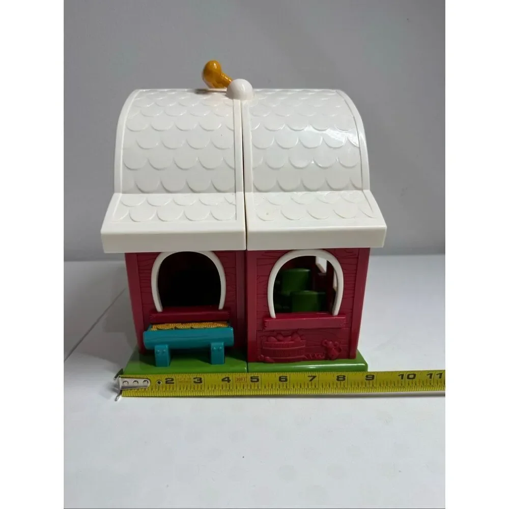 Battat– Big Red Barn, Animal Farm Playset Learning Toy for Large Farm + 1 Animal